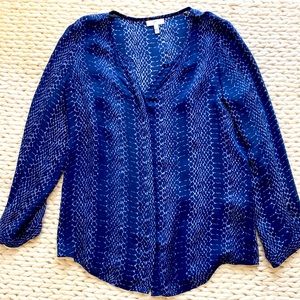 Joie blue blouse